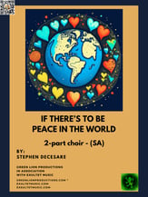 If There's To Be Peace In The World SA choral sheet music cover